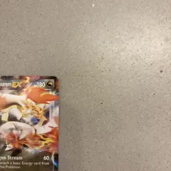 Pokemon White Kyurem EX Ultra Rare Holo Card 101/113 Legendary Treasures LP - Image 3