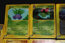 12 Pokemon Card Lot LP-HP E-Reader Expedition(Venusaur,Pichu,Magby,Charmander+) - Image 4