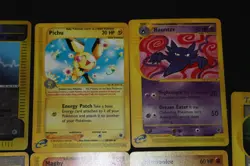 12 Pokemon Card Lot LP-HP E-Reader Expedition(Venusaur,Pichu,Magby,Charmander+) - Image 5