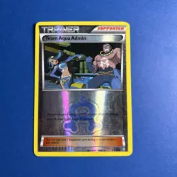 Pokemon Team Aqua Admin Uncommon Reverse Holo Card 25/34 Double Crisis LP - Image 1