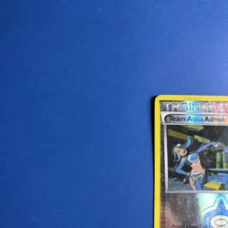 Pokemon Team Aqua Admin Uncommon Reverse Holo Card 25/34 Double Crisis LP - Image 2