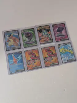 Pokemon Full Art Cards (Lot of 8) - Image 1