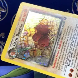 Pokemon Dark Dugtrio TCG 6/82 Rare Holo Card LP Team Rocket - Image 4