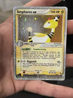 Pokemon Ampharos EX Dragon Holo Rare Card 89/97 - Image 1