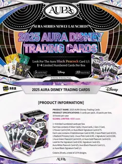 Original KAKAWOW 2025 AURA Disney Trading Cards AURA SERIES NEWY LAUNCHED Card - Image 5