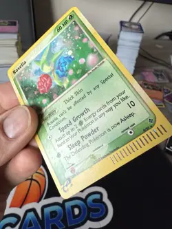 Roselia 9/97 E Series EX Dragon Set Holo Rare Pokemon Card DMG - Image 2