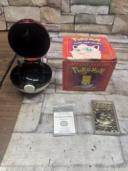 Burger King 1999 Pokemon 23k Gold Plated Trading Card Jigglypuff w/ COA - Image 1