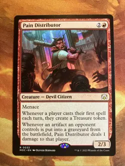 MTG Pain Distributor Commander: March of the Machine Near-Mint Rare!! - Image 1