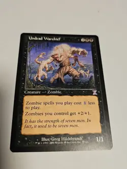 ** Undead Warchief - Time Spiral Timeshifted ** MTG Zombie Lord - Image 1