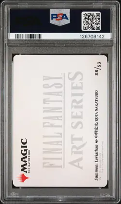 2025 Magic The Gathering Final Fantasy Art Series #38 Summon: Leviathan PSA10 - Image 2
