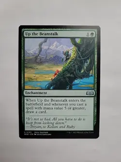 MTG - Up the Beanstalk Wilds of Eldraine Regular U#0195 - Image 1