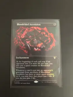 Bloodchief Ascension - Foil - Borderless NM, English MTG Commander Masters - Image 1