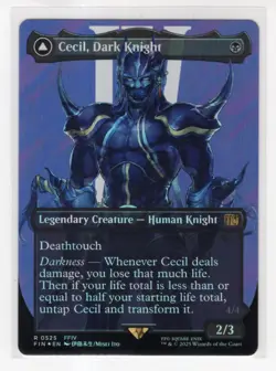 MTG Final Fantasy Surge Foil Rare #0525 Cecil Dark Knight - Image 1