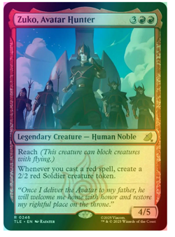 Zuko, Avatar Hunter - Foil Avatar MTG - Image 1