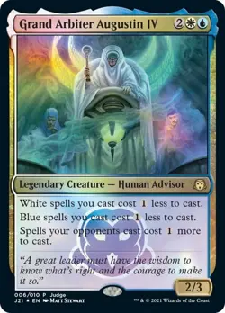 1x Grand Arbiter Augustin IV - Foil Judge Academy Promo NM-Mint, English Judge P - Image 1