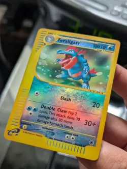 ???? Feraligatr 46/165 WotC Expedition E Reader Series Reverse Holo Rare Pokemon - Image 2
