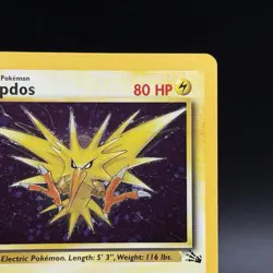 Zapdos Holo Rare Fossil Unlimited 15/62 Pokemon TCG WOTC Vintage LP ? - Image 3