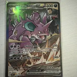 Pokemon TCG Team Rockets Nidoking EX 233/182 Destined Rivals - Image 1