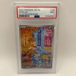 Deerling 165/162 Illustration Rare IR Pokemon SV05 Temporal Forces PSA 9 Mint - Image 1