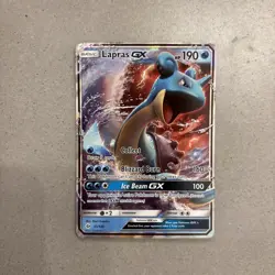 Lapras GX 35/149 Sun & Moon Base Set Ultra Rare Pokemon TCG LP - Image 1