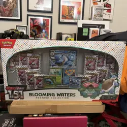 Pokemon TCG: S&V 151 Blooming Waters Premium Collection Factory Sealed Box - Image 1