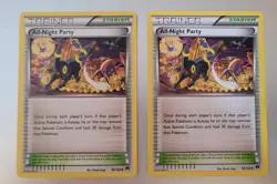 2016 POKEMON 2x ALL-NIGHT PARTY (Umbreon) 96/122- XY BREAKPOINT Uncommon REGULAR - Image 1