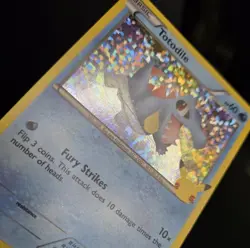 Pokemon TCG - TOTODILE #18 - HOLO PROMO - MCDONALD'S 25TH ANNIVERSARY 2021 - LP - Image 2