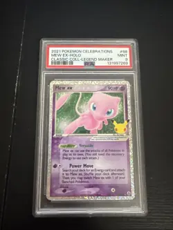 2021 POKEMON CELEBRATIONS CLASSIC COLLECTION #88 MEW EX-HOLO PSA 9 - Image 1