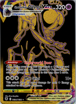 Shadow Rider Calyrex VMAX TG30/TG30 SWSH10: Astral Radiance Trainer Gallery - NM - Image 1