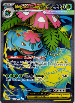 Mega Venusaur ex 155/132 ME01: Mega Evolution Ultra Rare - NM - Image 1