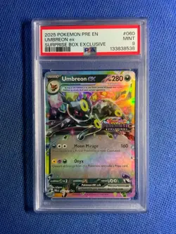 2025 Pokemon SV Prismatic Evolutions - PRE EN Umbreon ex Promos #060/131 PSA 9 - Image 1