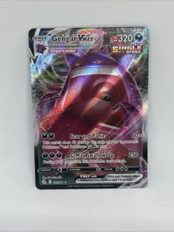Pokemon TCG Gengar VMAX 157/264 Swsh08: Fusion Strike Holo - Image 1