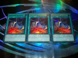 3x Rekindling the Ashened 1st Edition Ultra Rare MP25-EN205 Yu-Gi-Oh! - Image 1