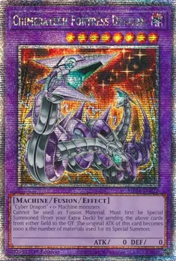 Chimeratech Fortress Dragon QCR MP24-EN022 NM Yugioh Dueling Mirrors - Image 1