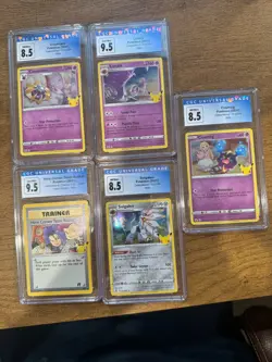 Graded pokemon lot cards - Image 1