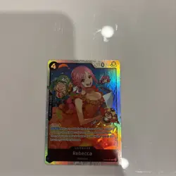 Rebecca OP05-091 SR ONE PIECE Tcg Card Game NM BLACK Reprint - Image 1