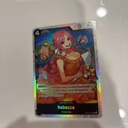 Rebecca OP05-091 SR ONE PIECE Tcg Card Game NM BLACK Reprint - Image 3