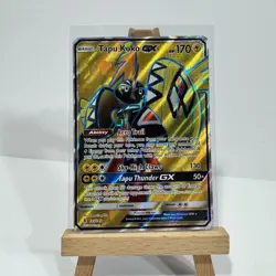 Pokemon TCG Tapu Koko GX Full Art Ultra Rare Card Guardians Rising 135/145 2017 - Image 2