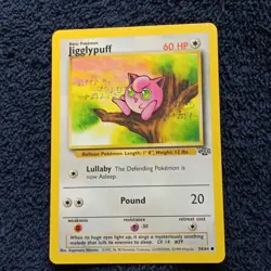 Pokemon Jigglypuff 54/64 1st Edition Jungle Set Card Near Mint Condition 1995 - Image 1