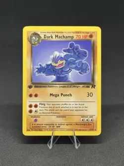Pokemon Dark Machamp 27/82 1st Edition - Team Rocket Non Holo Pokemon Card - Image 1