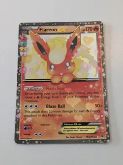 Pokemon TCG Flareon EX Holo Rare Card RC6/RC32 Generations Radiant Collection - Image 1