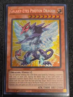 Galaxy-Eyes Photon Dragon BLMM-EN007 1st Edition Secret Yu-Gi-Oh Card - Image 1