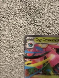 Pokemon TCG - Mega Venusaur ex MEP 013 - Black Star Promo JUMBO LENTICULAR CARD - Image 2
