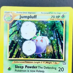 Pokemon TCG Karte - Jumpluff 7/111 Englisch Holo Rare Neo Genesis 2000 EXC - Image 3