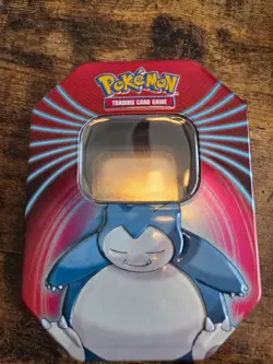 Pokemon TCG Snorlax Knockout Card Collector's Tin - EMPTY TIN - NO CARDS - Image 1