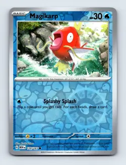 Magikarp SV: Scarlet & Violet 151 Common Reverse Holo 129/165 NM/LP Pokemon Card - Image 1