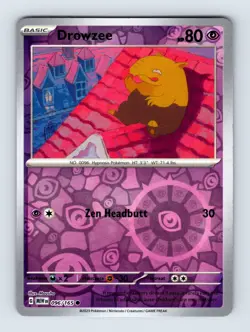 Drowzee SV: Scarlet & Violet 151 Common Reverse Holo 096/165 Pokemon Cards - Image 1