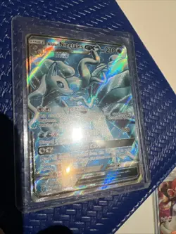 Pokemon TCG Alolan Ninetales GX Full Art Ultra Rare Card 132/145 Sun & Moon - Image 1