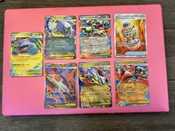 Pokemon Mega Evolution Set EX Cards - Image 1