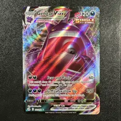 Gengar VMAX 157/264 Fusion Strike Full Art Ultra Rare Holo Pokemon Card - Image 1